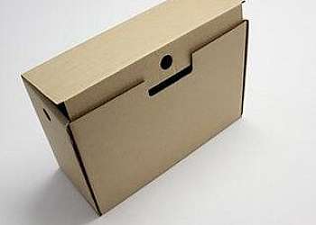 Caixa de papelão ondulado para arquivo