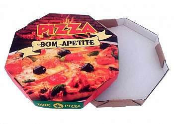 Caixa de papelão para pizza