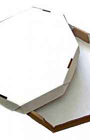 Caixa de papelão pizza oitavada Caixa de papelão pizza oitavada