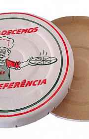 Caixa de papelão pizza oitavada Caixa de papelão pizza oitavada