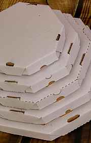 Caixa de papelão pizza oitavada Caixa de papelão pizza oitavada