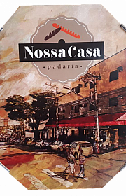 Caixa de pizza oitavada personalizada Caixa de pizza oitavada personalizada