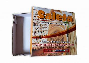 Caixa de pizza personalizada Caixa de pizza personalizada